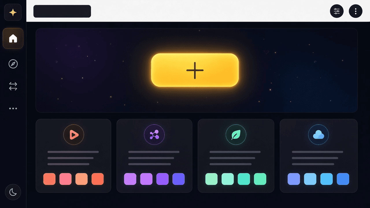 Spectrum Warm frame for the Build AI cluster, with coral, violet, mint, and sky marks on warm paper.